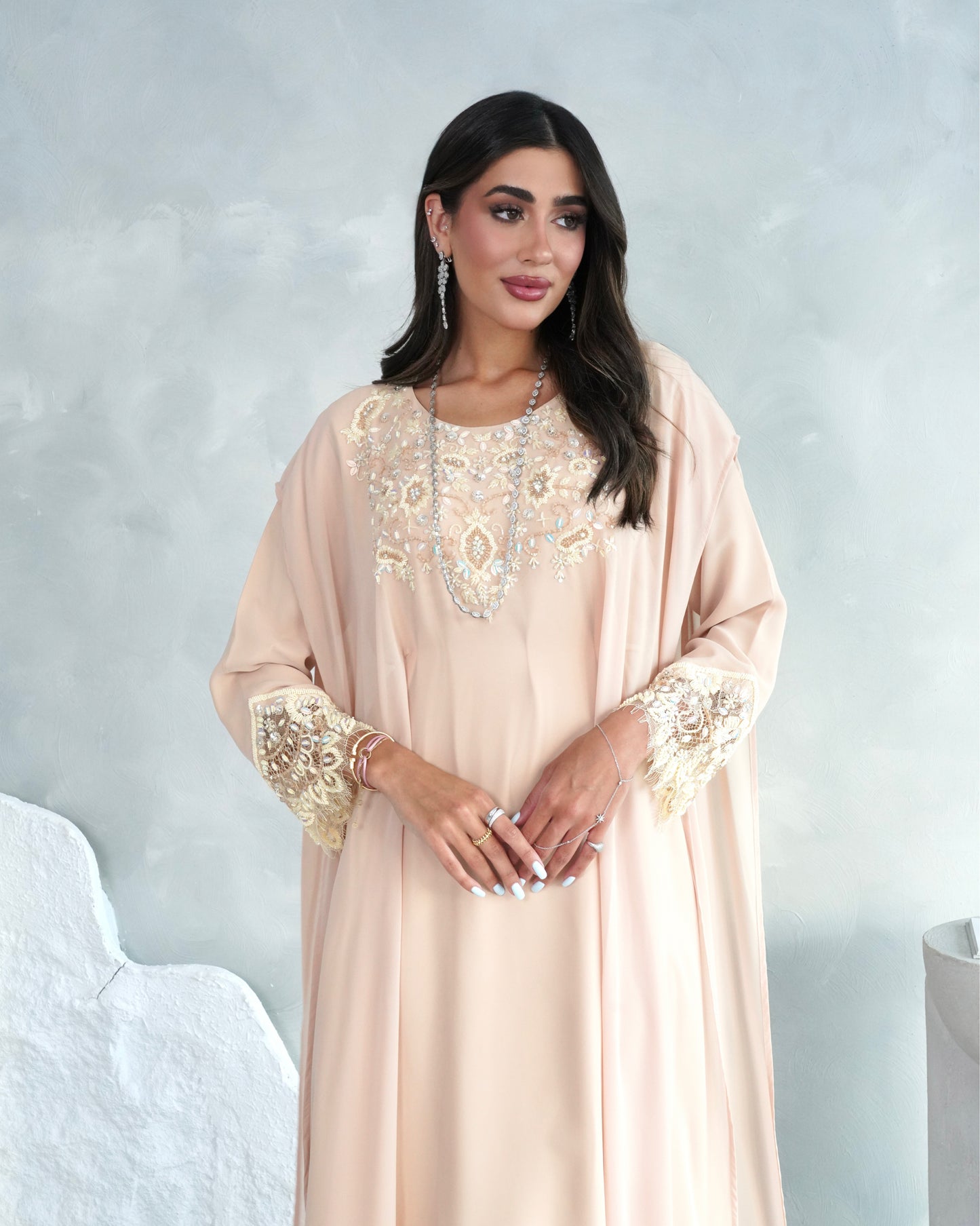 luna blush embellished