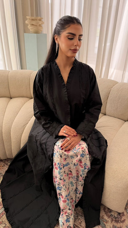 The Amethyst Lattice Abaya