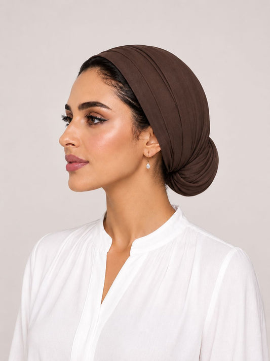 Luxe Turban - Brown