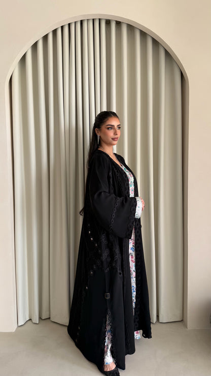 The Amethyst Geometric Link Abaya