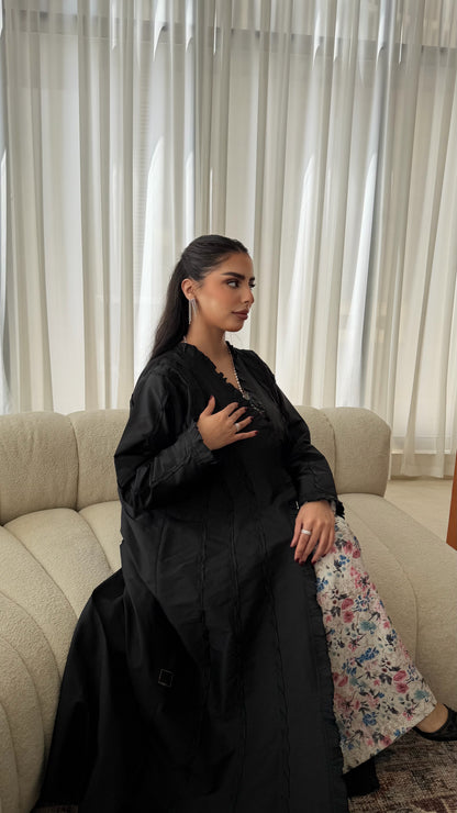 The Amethyst Lattice Abaya