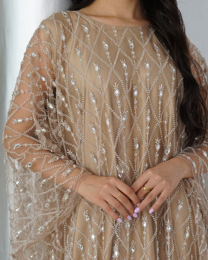 Golden Sands Embellished Gown