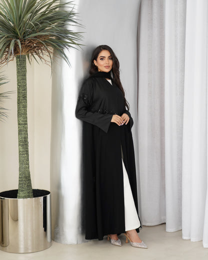 Midnight Sequin Slope Abaya