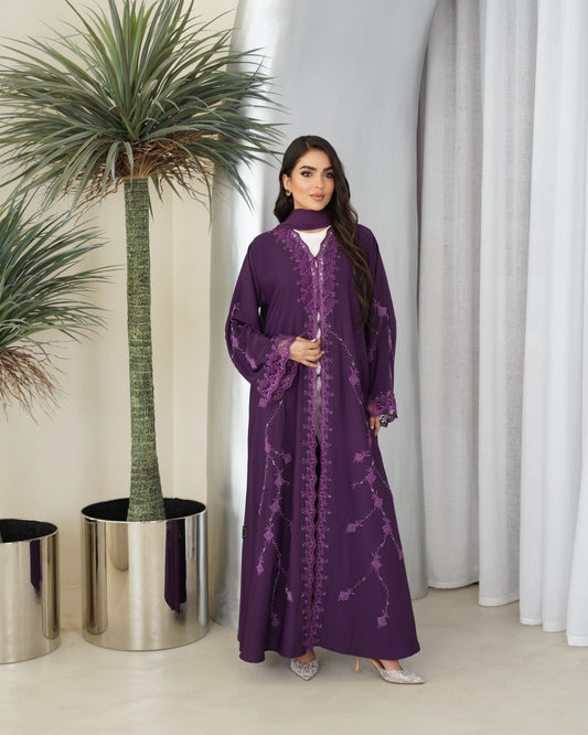 Royal Amethyst Abaya