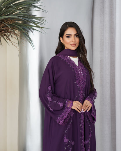 Royal Amethyst Abaya