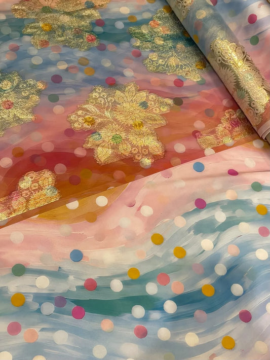 Pastel Gilded Bloom