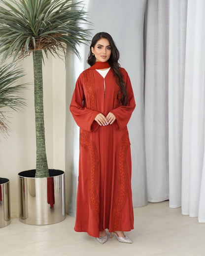 Terracotta Aura Abaya