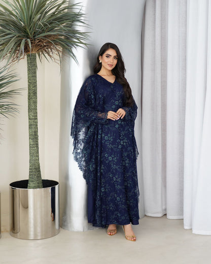 Midnight Navy Floral Dress